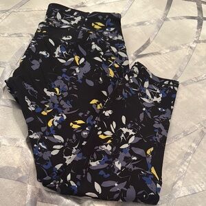 Sweaty Betty Black Floral Leggings